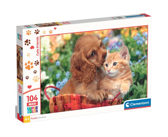 Пазл Clementoni Noli Cute Friends серия MAXI, 104 элемента (25763)