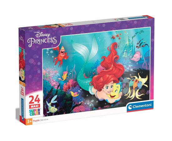 Пазл Clementoni The Little Mermaid серия MAXI, 24 элемента (24243)