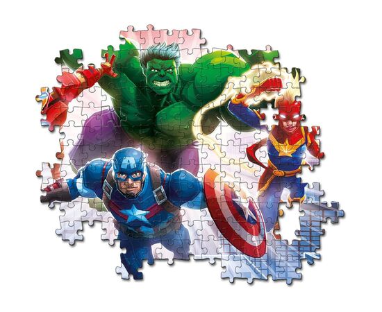 Пазл Clementoni що світиться в темряві Avengers серія Glowing, 104 елементи (27554), зображення 2 Пазл Clementoni що світиться в темряві Avengers серія Glowing, 104 елементи (27554), зображення 2