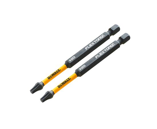 Бита для шуруповерта DeWALT IMPACT TORSION, T20, L 89 мм., 2 шт (DT70568T), изображение 4 Бита для шуруповерта DeWALT IMPACT TORSION, T20, L 89 мм., 2 шт (DT70568T), изображение 4