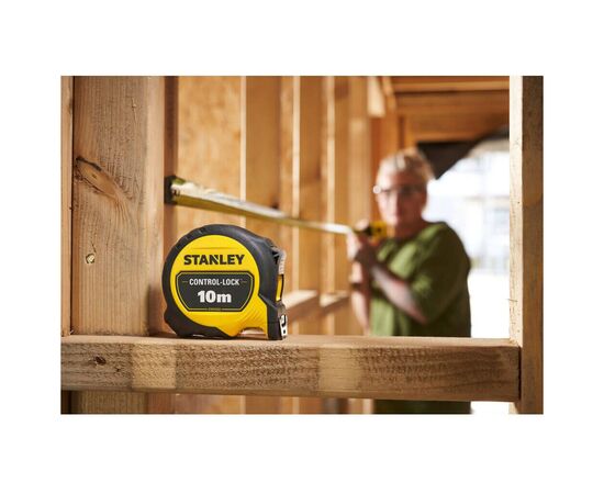 Рулетка Stanley CONTROCONTROL-LOCK 10мх25мм двостороння шкалаL-LOCK 10мх25мм, двосотроння шкала (STHT37233-0), зображення 9 Рулетка Stanley CONTROCONTROL-LOCK 10мх25мм двостороння шкалаL-LOCK 10мх25мм, двосотроння шкала (STHT37233-0), зображення 9