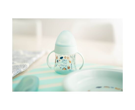 Поильник-непроливайка Suavinex Лесные истории 150 мл. +4 мес. зеленая (306940), изображение 4 Поильник-непроливайка Suavinex Лесные истории 150 мл. +4 мес. зеленая (306940), изображение 4