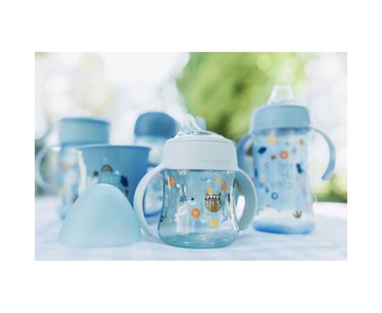 Поильник-непроливайка Suavinex Лесные истории 150 мл. +4 мес. зеленая (306940), изображение 5 Поильник-непроливайка Suavinex Лесные истории 150 мл. +4 мес. зеленая (306940), изображение 5