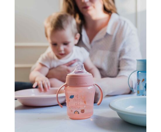 Поїльник-непроливайка Suavinex Лісові історії 150 мл. +4 міс.рожева (306939), зображення 5