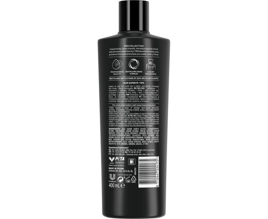 Шампунь Tresemme Repair & Protect восстанавливающий 400 мл (8710447224175), изображение 2 Шампунь Tresemme Repair & Protect восстанавливающий 400 мл (8710447224175), изображение 2