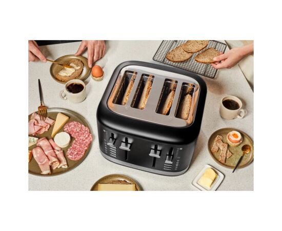 Тостер KitchenAid 5KMT4109EBM матовий чорний (5KMT4109EBM), изображение 7 Тостер KitchenAid 5KMT4109EBM матовий чорний (5KMT4109EBM), изображение 7