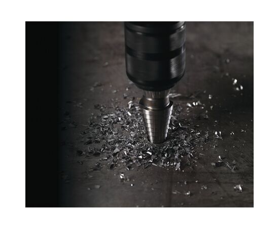 Сверло Milwaukee ступенчатое Step Drill, для электриков PG7-PG21 с шагом 2мм (48899321), изображение 3 Сверло Milwaukee ступенчатое Step Drill, для электриков PG7-PG21 с шагом 2мм (48899321), изображение 3