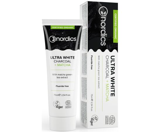 Зубная паста Nordics Cosmos Organic Ultra White 75 мл (3800500324180)