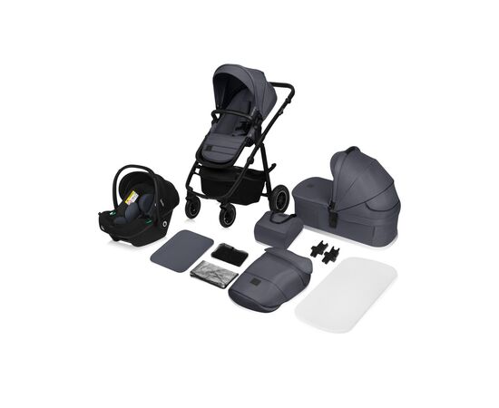 Коляска Lionelo 3 в 1 AMBER PLUS 3IN1 GREY GRAPHITE (LO-AMBER PLUS 3IN1 GREY GRAPHITE), изображение 12 Коляска Lionelo 3 в 1 AMBER PLUS 3IN1 GREY GRAPHITE (LO-AMBER PLUS 3IN1 GREY GRAPHITE), изображение 12