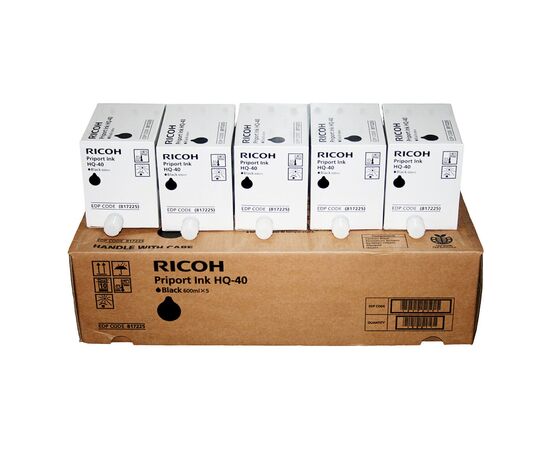Чернила Ricoh HQ40 BLACK*5pack (817225)