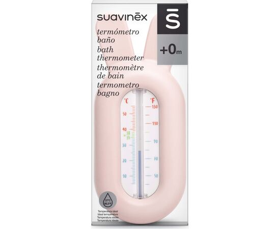 Термометр для воды Suavinex Dreams розовые (402612/3), изображение 2 Термометр для воды Suavinex Dreams розовые (402612/3), изображение 2