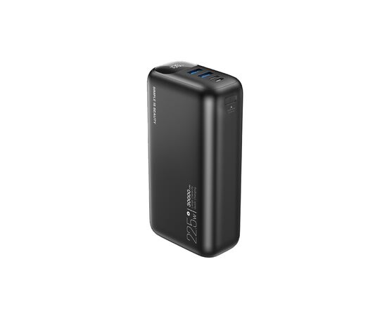 Батарея універсальна XO 30000mAh, PD/20W, QC/22.5W, black (PR200_Black)