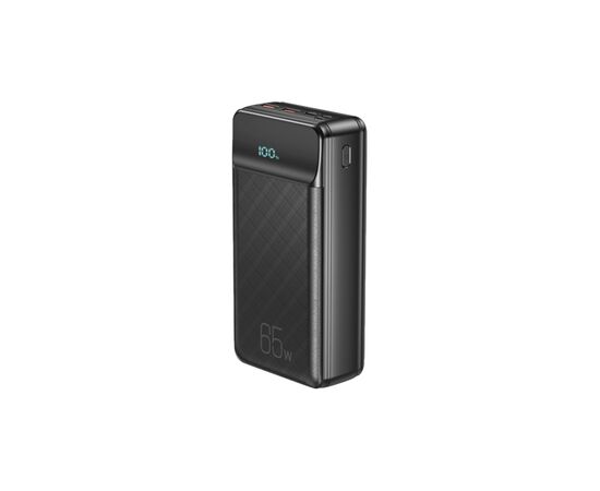 Батарея універсальна XO 30000mAh, PD/65W for laptop, QC/22.5W, black (PR201_Black)