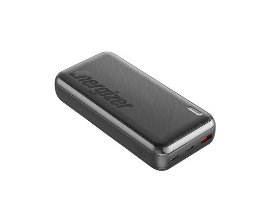 Батарея універсальна Energizer 20000mAh, PD/20W, QC/22.5W, black (UE20055PQ)