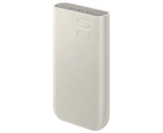Батарея универсальная Samsung 20000mAh, SuperFastCharge2.0/45W, PD/3.0, PDO/PPS, Beige (EB-P4520XUEGEU), изображение 4 Батарея универсальная Samsung 20000mAh, SuperFastCharge2.0/45W, PD/3.0, PDO/PPS, Beige (EB-P4520XUEGEU), изображение 4