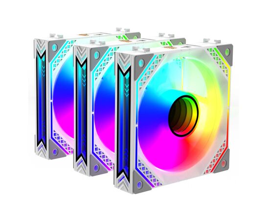 Кулер для корпуса 2E Magic Mirror ACF120MW-ARGB, 3x120мм (2E-ACF120MW-ARGB)