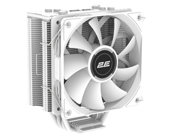 Кулер для процессора 2E GAMING Air Cool ACN120W-ARGB, LGA1700, 1200, 115x, 1366, AM5, AM4, AM3, AM3+, AM2 ,AM2+, FM2, FM (2E-ACN120W-ARGB), изображение 2 Кулер для процессора 2E GAMING Air Cool ACN120W-ARGB, LGA1700, 1200, 115x, 1366, AM5, AM4, AM3, AM3+, AM2 ,AM2+, FM2, FM (2E-ACN120W-ARGB), изображение 2