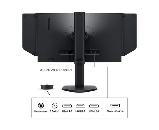 Монитор BenQ XL2566X+ Dark Grey, изображение 9 Монитор BenQ XL2566X+ Dark Grey, изображение 9