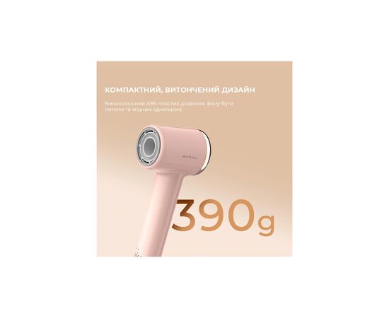 Фен Xiaomi Deerma DEM-CF50W(pink) (DEM-CF50W(pink)), изображение 2 Фен Xiaomi Deerma DEM-CF50W(pink) (DEM-CF50W(pink)), изображение 2