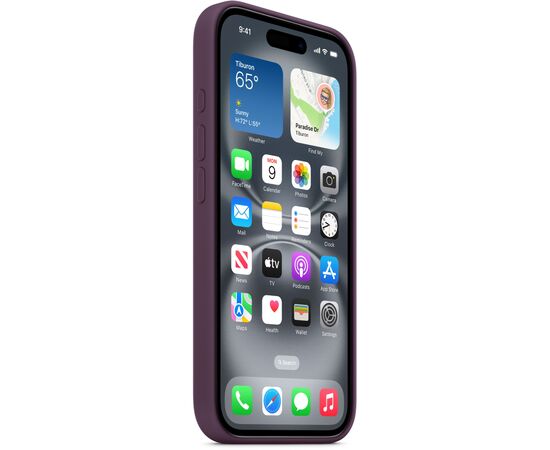 Чехол для мобильного телефона Apple iPhone16 Silicone Case with MagSafe - Plum (MYY43ZM/A), изображение 2 Чехол для мобильного телефона Apple iPhone16 Silicone Case with MagSafe - Plum (MYY43ZM/A), изображение 2