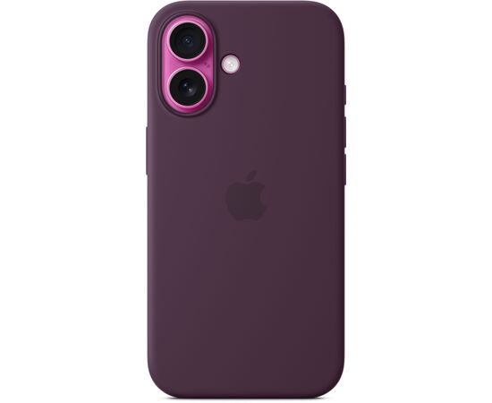 Чехол для мобильного телефона Apple iPhone16 Silicone Case with MagSafe - Plum (MYY43ZM/A), изображение 4 Чехол для мобильного телефона Apple iPhone16 Silicone Case with MagSafe - Plum (MYY43ZM/A), изображение 4