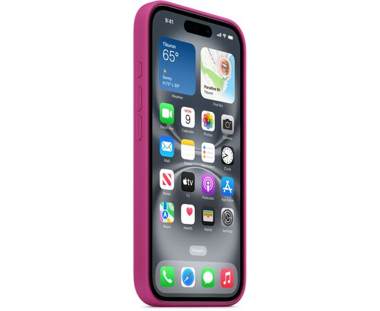 Чехол для мобильного телефона Apple iPhone16 Silicone Case with MagSafe - Fuchsia (MYY53ZM/A), изображение 2 Чехол для мобильного телефона Apple iPhone16 Silicone Case with MagSafe - Fuchsia (MYY53ZM/A), изображение 2