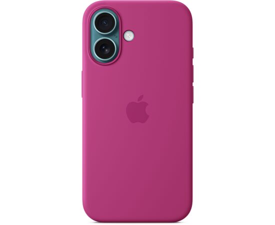 Чехол для мобильного телефона Apple iPhone16 Silicone Case with MagSafe - Fuchsia (MYY53ZM/A), изображение 3 Чехол для мобильного телефона Apple iPhone16 Silicone Case with MagSafe - Fuchsia (MYY53ZM/A), изображение 3