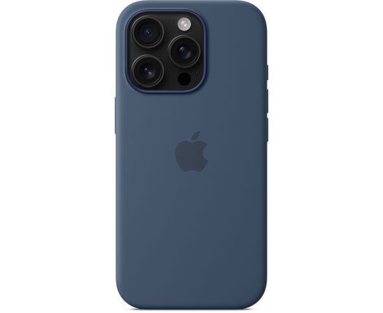 Чехол для мобильного телефона Apple iPhone16 Pro Silicone Case with MagSafe - Denim (MYYK3ZM/A), изображение 5 Чехол для мобильного телефона Apple iPhone16 Pro Silicone Case with MagSafe - Denim (MYYK3ZM/A), изображение 5