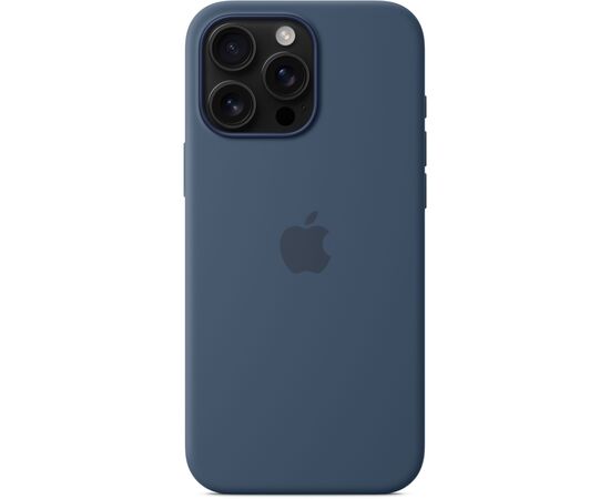 Чохол до мобільного телефона Apple iPhone16 Pro Max Silicone Case with MagSafe - Denim (MYYU3ZM/A), зображення 4 Чохол до мобільного телефона Apple iPhone16 Pro Max Silicone Case with MagSafe - Denim (MYYU3ZM/A), зображення 4
