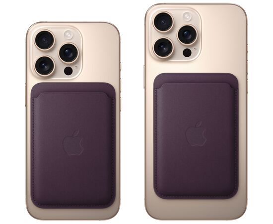 Чехол для мобильного телефона Apple iPhone FineWoven Wallet with MagSafe - Blackberry (MA7A4ZM/A), изображение 3 Чехол для мобильного телефона Apple iPhone FineWoven Wallet with MagSafe - Blackberry (MA7A4ZM/A), изображение 3