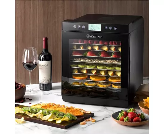 Сушка для овощей и фруктов WetAir WFD-K700BSS (WFD-K700BSS_x000D_), изображение 4 Сушка для овощей и фруктов WetAir WFD-K700BSS (WFD-K700BSS_x000D_), изображение 4