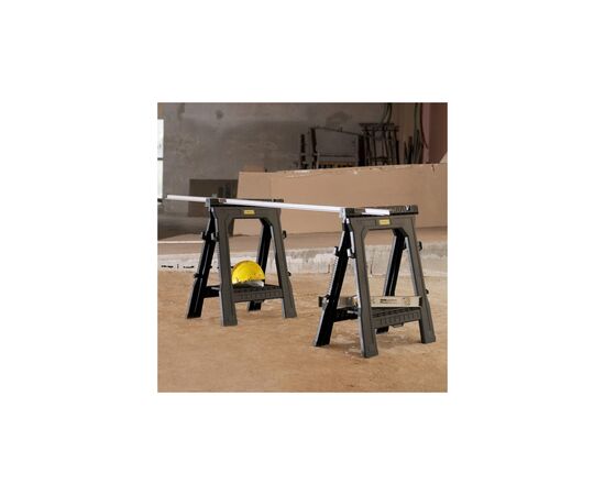 Верстак Stanley козлы складные 2 шт., 693x105x815 мм, мак 454 кг (STST1-70713), изображение 2 Верстак Stanley козлы складные 2 шт., 693x105x815 мм, мак 454 кг (STST1-70713), изображение 2