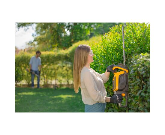 Кущоріз Stiga 48V, 58 см, діам гілок 18 мм (без АКБ та ЗП)¶0.5 кВт, 50 см, діаметр гілок 16 мм, вага 3.1 кг¶0. (HT500e), зображення 6