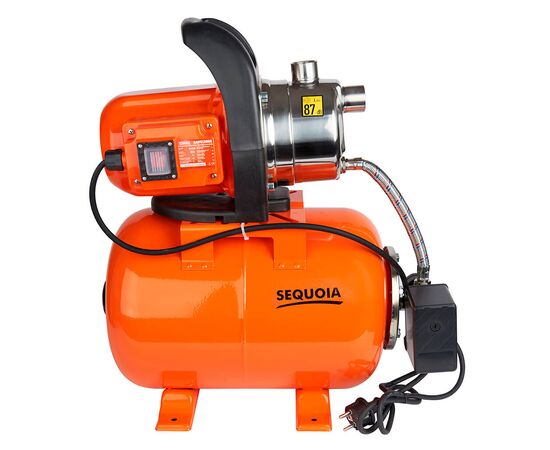 Насосная станция SEQUOIA 1.2 кВт, для чистой воды, 3800 л/ч, вес 11.3 кг (SAPS1200S), изображение 2 Насосная станция SEQUOIA 1.2 кВт, для чистой воды, 3800 л/ч, вес 11.3 кг (SAPS1200S), изображение 2