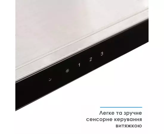 Витяжка кухонна Eleyus ONIX 1200 LED 90 IS+BL, зображення 9 Витяжка кухонна Eleyus ONIX 1200 LED 90 IS+BL, зображення 9