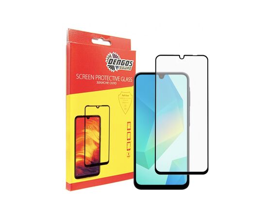 Стекло защитное Dengos Full Glue Samsung Galaxy A16 5G (black) (TGFG-378)