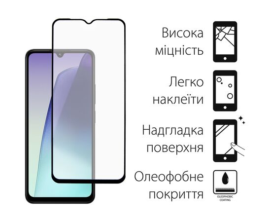 Чехол для мобильного телефона Dengos Xiaomi Redmi 14C Carbon + glass (Black) (DG-KM-119), изображение 3