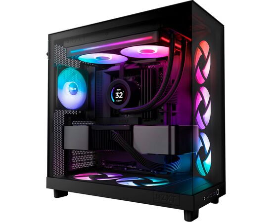 Кулер для корпуса NZXT F280 RGB Core Fan (Single Frame) - Black (RF-U28HF-B1), изображение 6 Кулер для корпуса NZXT F280 RGB Core Fan (Single Frame) - Black (RF-U28HF-B1), изображение 6