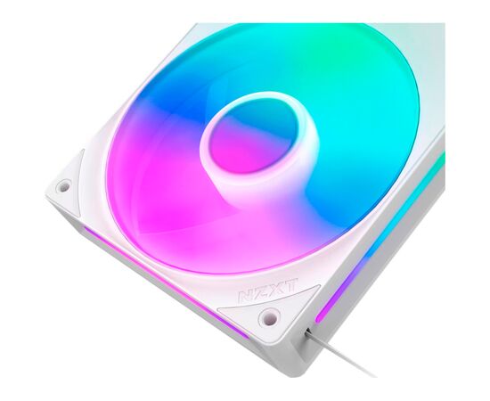 Кулер для корпуса NZXT F280 RGB Core Fan (Single Frame) - White (RF-U28HF-W1), изображение 4 Кулер для корпуса NZXT F280 RGB Core Fan (Single Frame) - White (RF-U28HF-W1), изображение 4