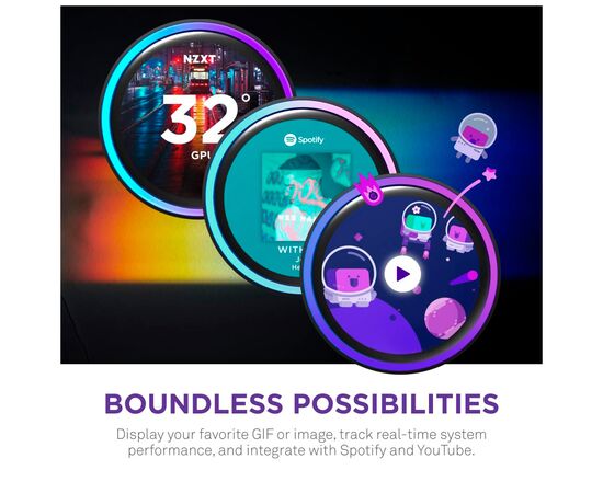 Система жидкостного охлаждения NZXT Kraken Elite 360mm AIO (RL-KN36E-B2), изображение 9 Система жидкостного охлаждения NZXT Kraken Elite 360mm AIO (RL-KN36E-B2), изображение 9