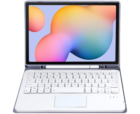Чехол для планшета BeCover Keyboard+TouchPad Samsung Tab S6 Lite 10.4 P610/P613/P615/P619 Purple (712366), изображение 3 Чехол для планшета BeCover Keyboard+TouchPad Samsung Tab S6 Lite 10.4 P610/P613/P615/P619 Purple (712366), изображение 3