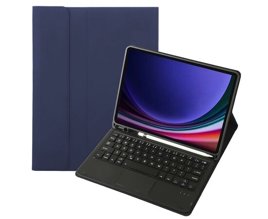 Чохол до планшета BeCover Keyboard+TouchPad Samsung Tab S9 (SM-X710/SM-X716)/S9 FE (SM-X510/SM-X516B) 11.0" Deep Blue (712418), зображення 2 Чохол до планшета BeCover Keyboard+TouchPad Samsung Tab S9 (SM-X710/SM-X716)/S9 FE (SM-X510/SM-X516B) 11.0" Deep Blue (712418), зображення 2