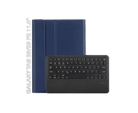 Чохол до планшета BeCover Keyboard+TouchPad Samsung Tab S9 (SM-X710/SM-X716)/S9 FE (SM-X510/SM-X516B) 11.0" Deep Blue (712418)