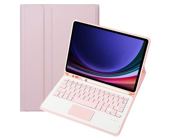 Чохол до планшета BeCover Keyboard+TouchPad Samsung Tab S9 (SM-X710/SM-X716)/S9 FE (SM-X510/SM-X516B) 11.0" Pink (712421), зображення 2 Чохол до планшета BeCover Keyboard+TouchPad Samsung Tab S9 (SM-X710/SM-X716)/S9 FE (SM-X510/SM-X516B) 11.0" Pink (712421), зображення 2