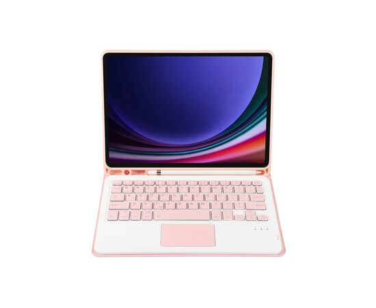 Чохол до планшета BeCover Keyboard+TouchPad Samsung Tab S9 (SM-X710/SM-X716)/S9 FE (SM-X510/SM-X516B) 11.0" Pink (712421), зображення 3 Чохол до планшета BeCover Keyboard+TouchPad Samsung Tab S9 (SM-X710/SM-X716)/S9 FE (SM-X510/SM-X516B) 11.0" Pink (712421), зображення 3