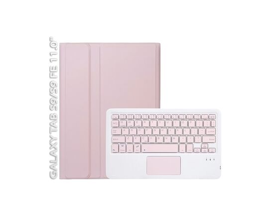 Чохол до планшета BeCover Keyboard+TouchPad Samsung Tab S9 (SM-X710/SM-X716)/S9 FE (SM-X510/SM-X516B) 11.0" Pink (712421)