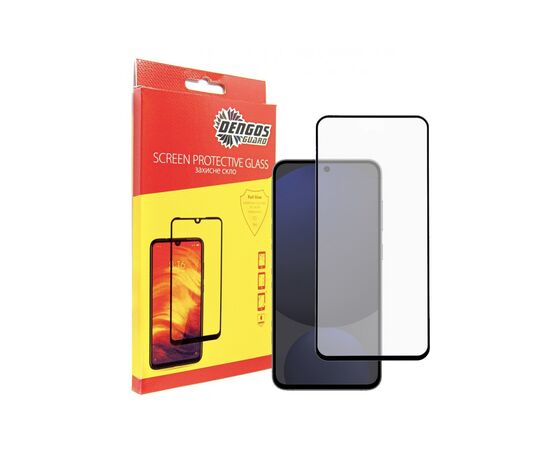Скло захисне Dengos Full Glue Samsung Galaxy S24 FE (black) (TGFG-380)