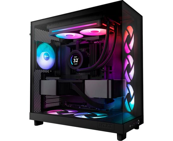 Кулер для корпуса NZXT F240 RGB Core Fan (Single Frame) - Black (RF-U24HF-B1), изображение 6 Кулер для корпуса NZXT F240 RGB Core Fan (Single Frame) - Black (RF-U24HF-B1), изображение 6