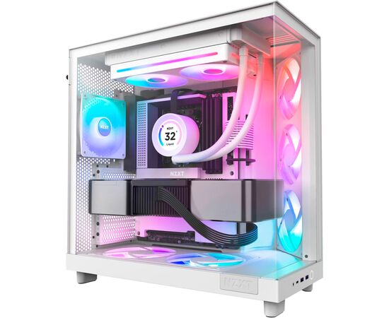 Кулер для корпуса NZXT F240 RGB Core Fan (Single Frame) - White (RF-U24HF-W1), изображение 6 Кулер для корпуса NZXT F240 RGB Core Fan (Single Frame) - White (RF-U24HF-W1), изображение 6