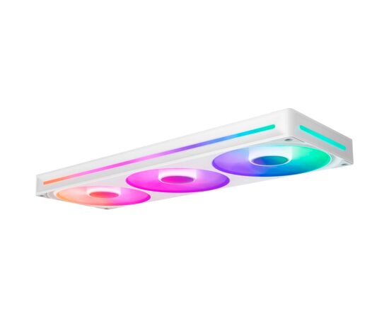 Кулер для корпуса NZXT F360 RGB Core Fan (Single Frame) - White (RF-U36HF-W1), изображение 3 Кулер для корпуса NZXT F360 RGB Core Fan (Single Frame) - White (RF-U36HF-W1), изображение 3